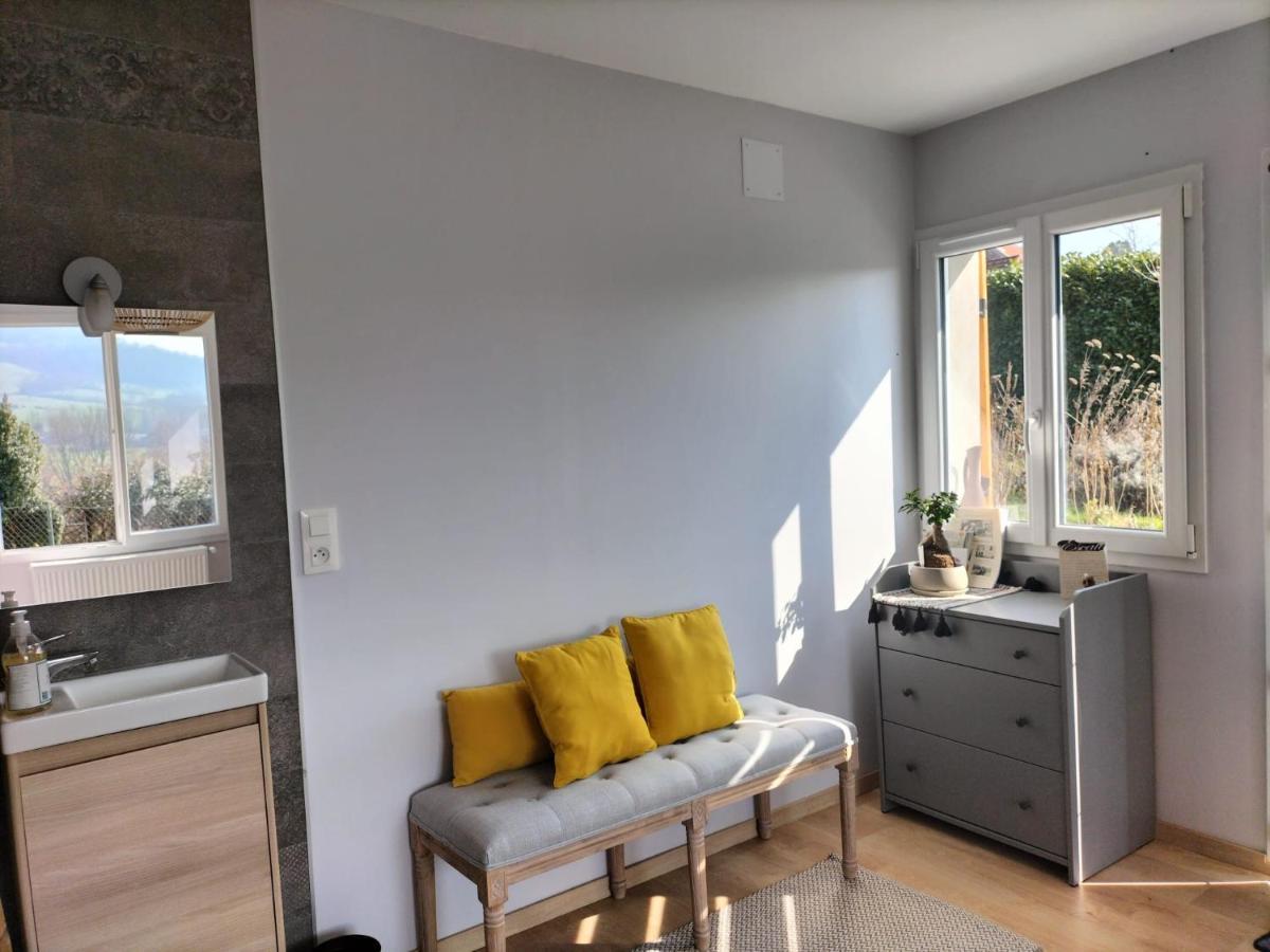 Agreable Chambre Meublee, Vue Sur La Vallee De L'Auxois Villy-en-Auxois Zewnętrze zdjęcie